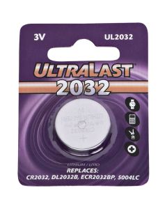 Ultralast UL2032 UL2032 CR2032 Lithium Coin Cell Battery