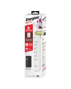ENERGIZER(R) CONNECT EIS3-1004-WHT 6OT SMRT SURGE PROTECTOR