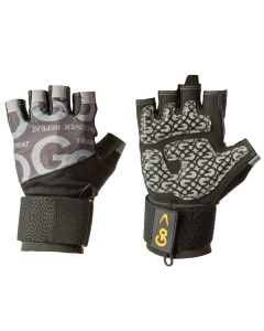 GOFIT(R) GOFGFGTCWM MED WRIST WRP GLV BLK/GRY